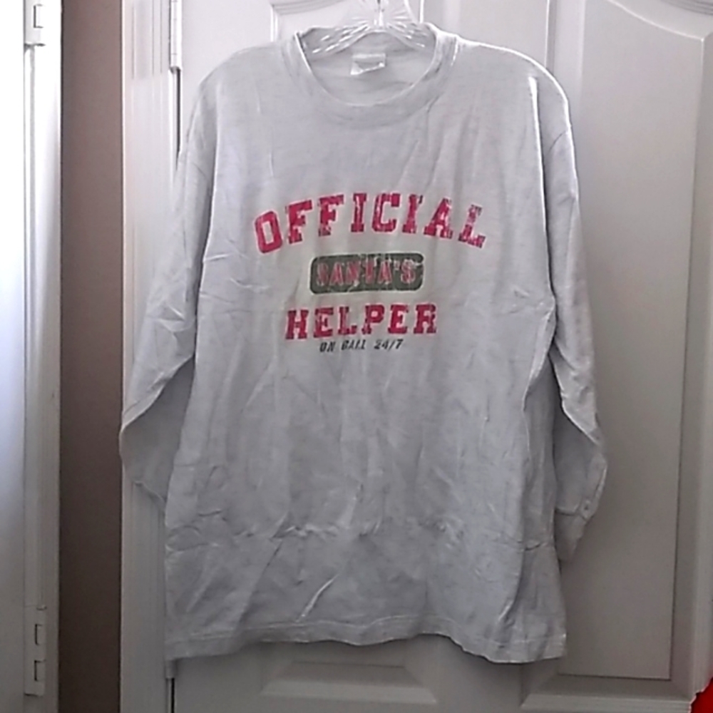 FINAL MARKDOWN Cotton Heritage "Official Santa's Helper" (L)